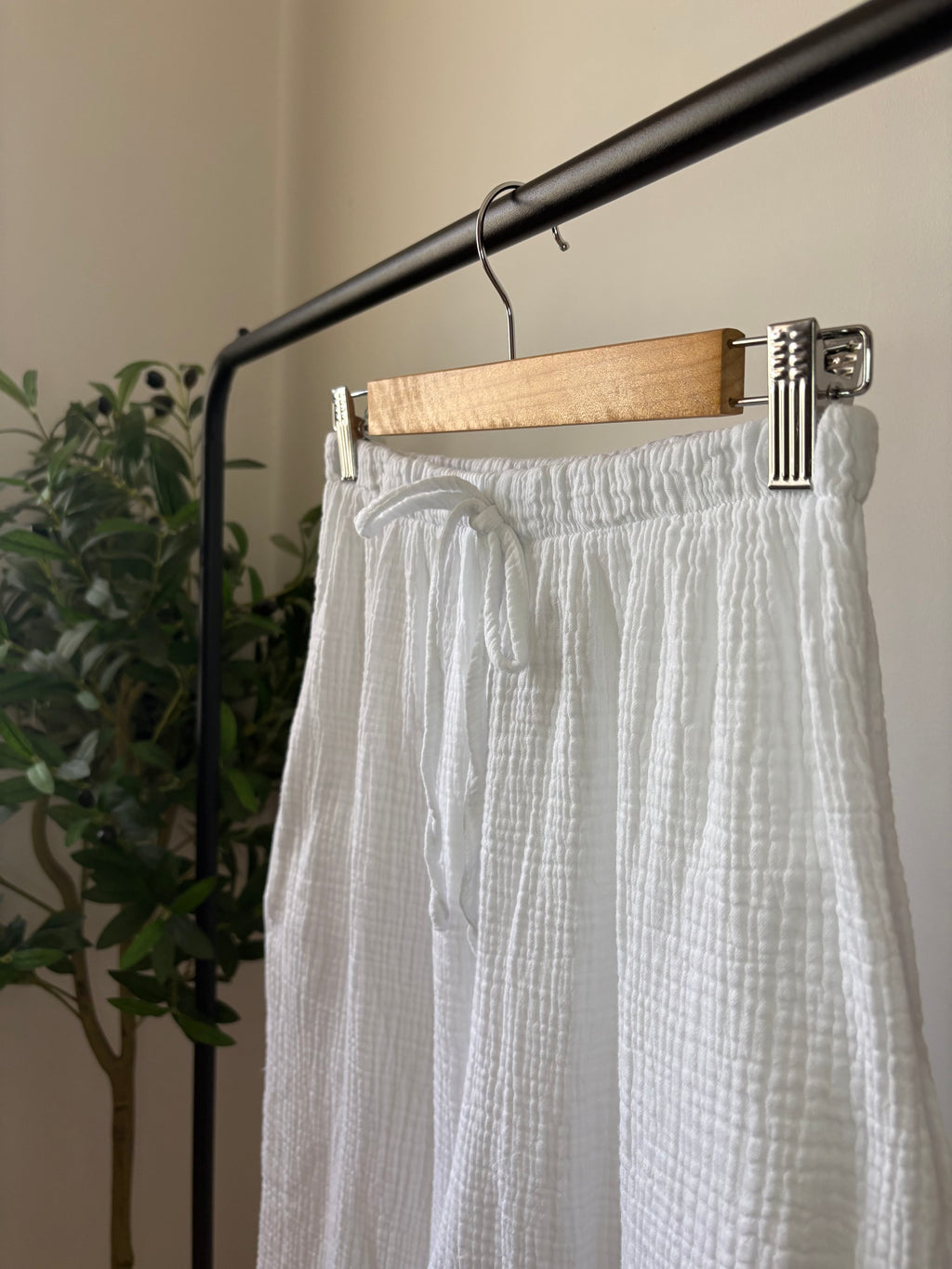 Pantalon fluide - Blanc