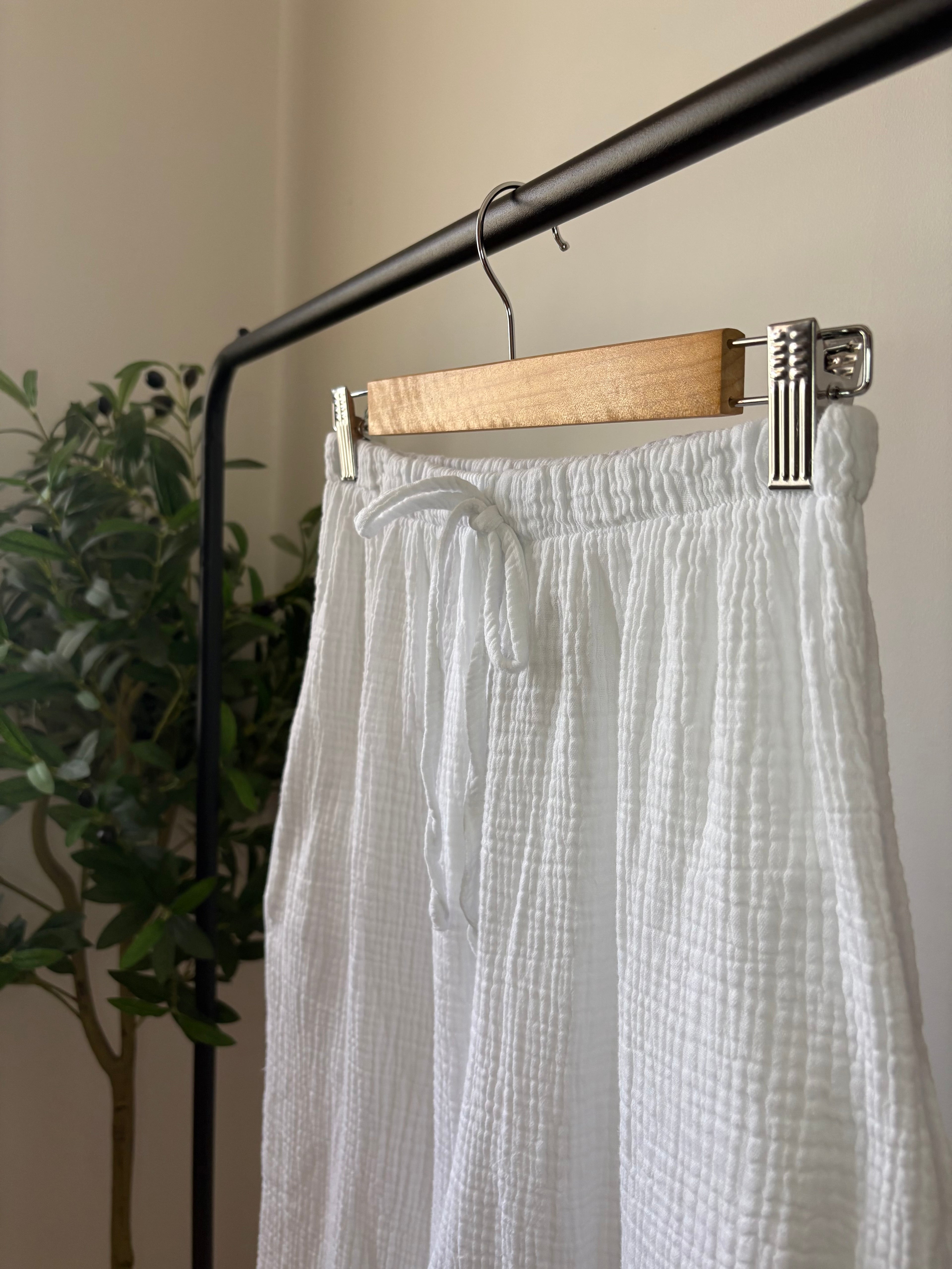 Pantalon fluide - Blanc