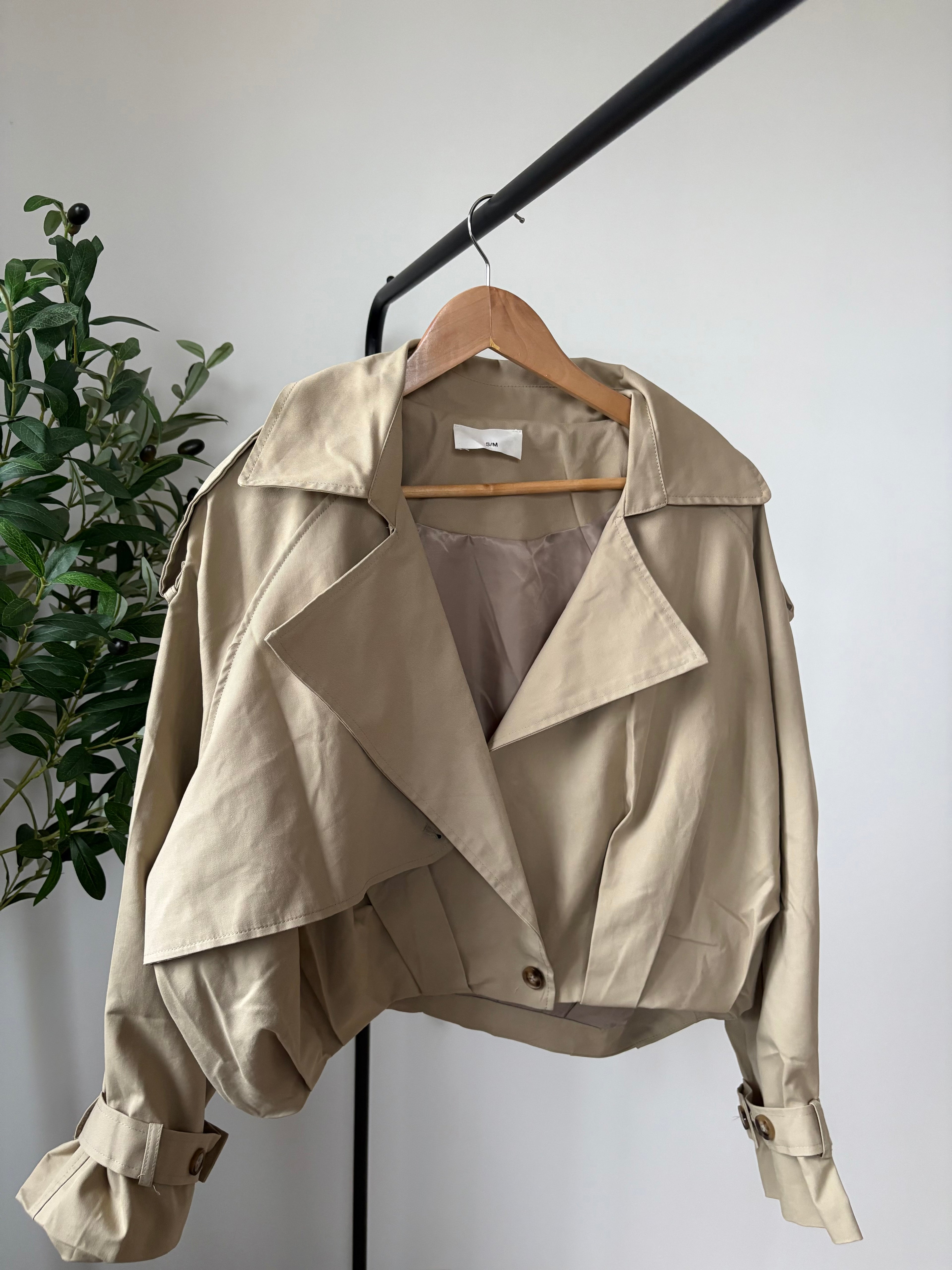 Trench court oversize - Beige