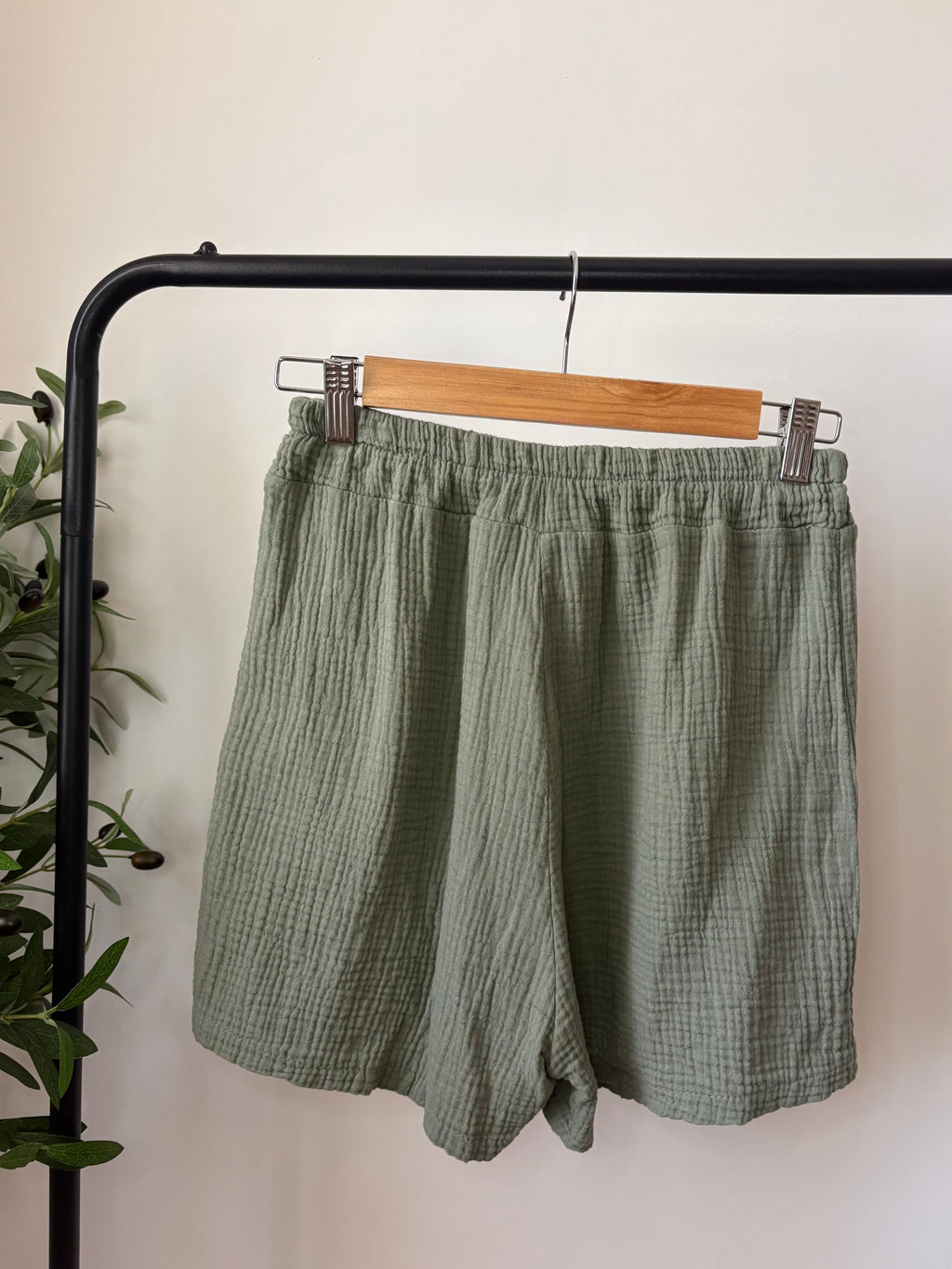 Ensemble chemise & short - Kaki