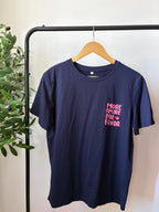 T-shirt Amore - Bleu Marine & Rose