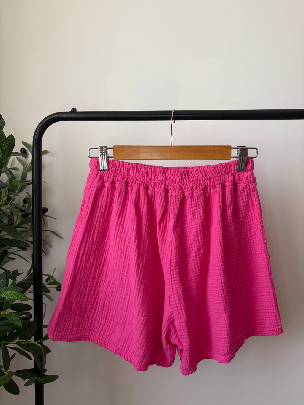 Ensemble chemise & short - Rose