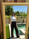 Pantalon fluide - Marron