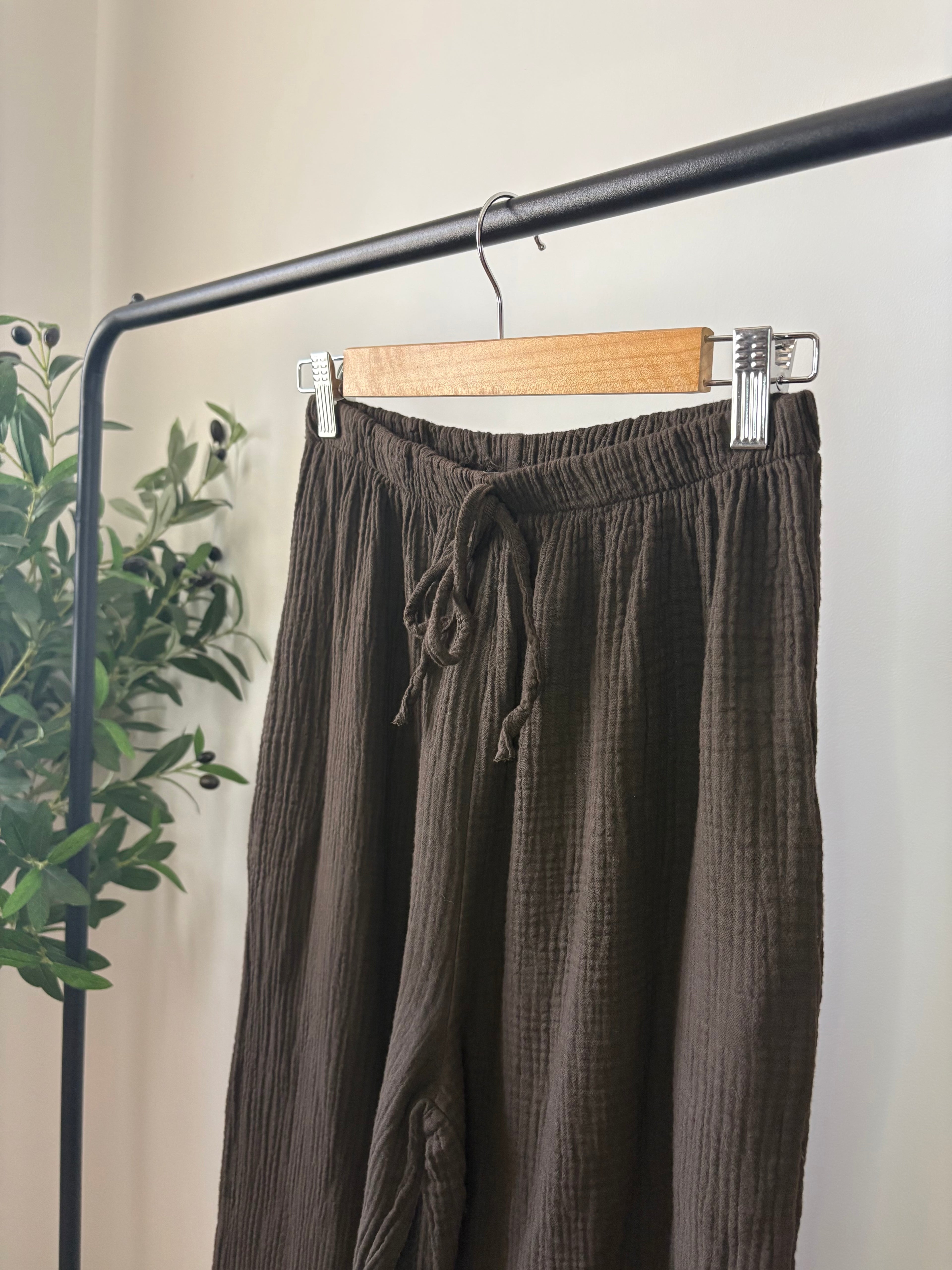 Pantalon fluide - Marron