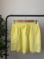 Ensemble chemise & short - Jaune