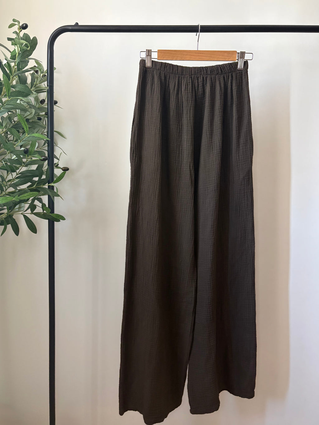 Pantalon fluide - Marron