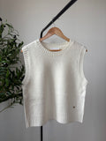 Pull sans manche - Blanc