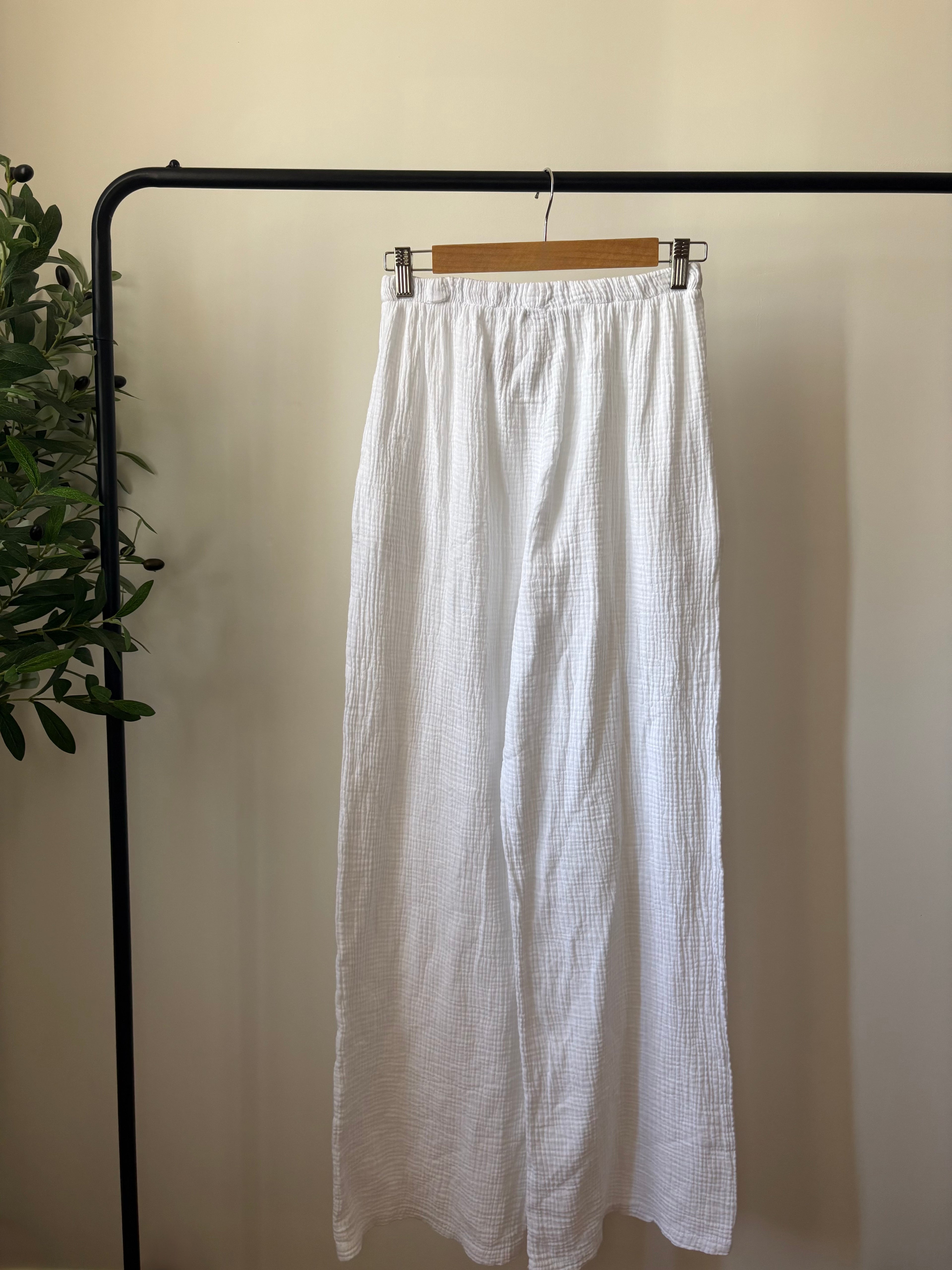 Pantalon fluide - Blanc