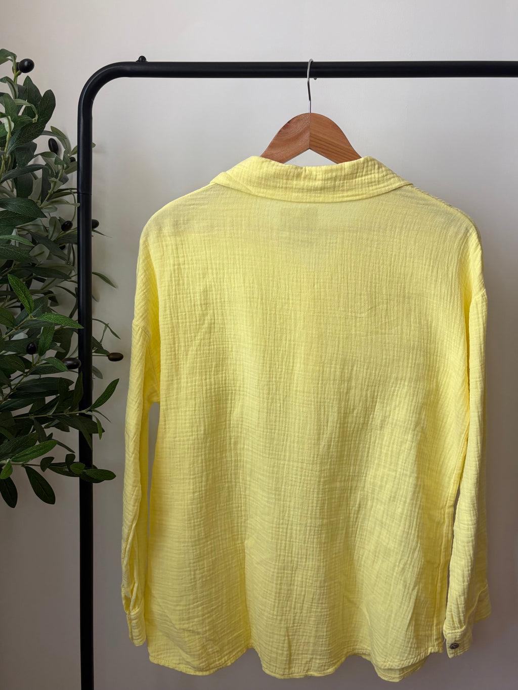 Ensemble chemise & short - Jaune