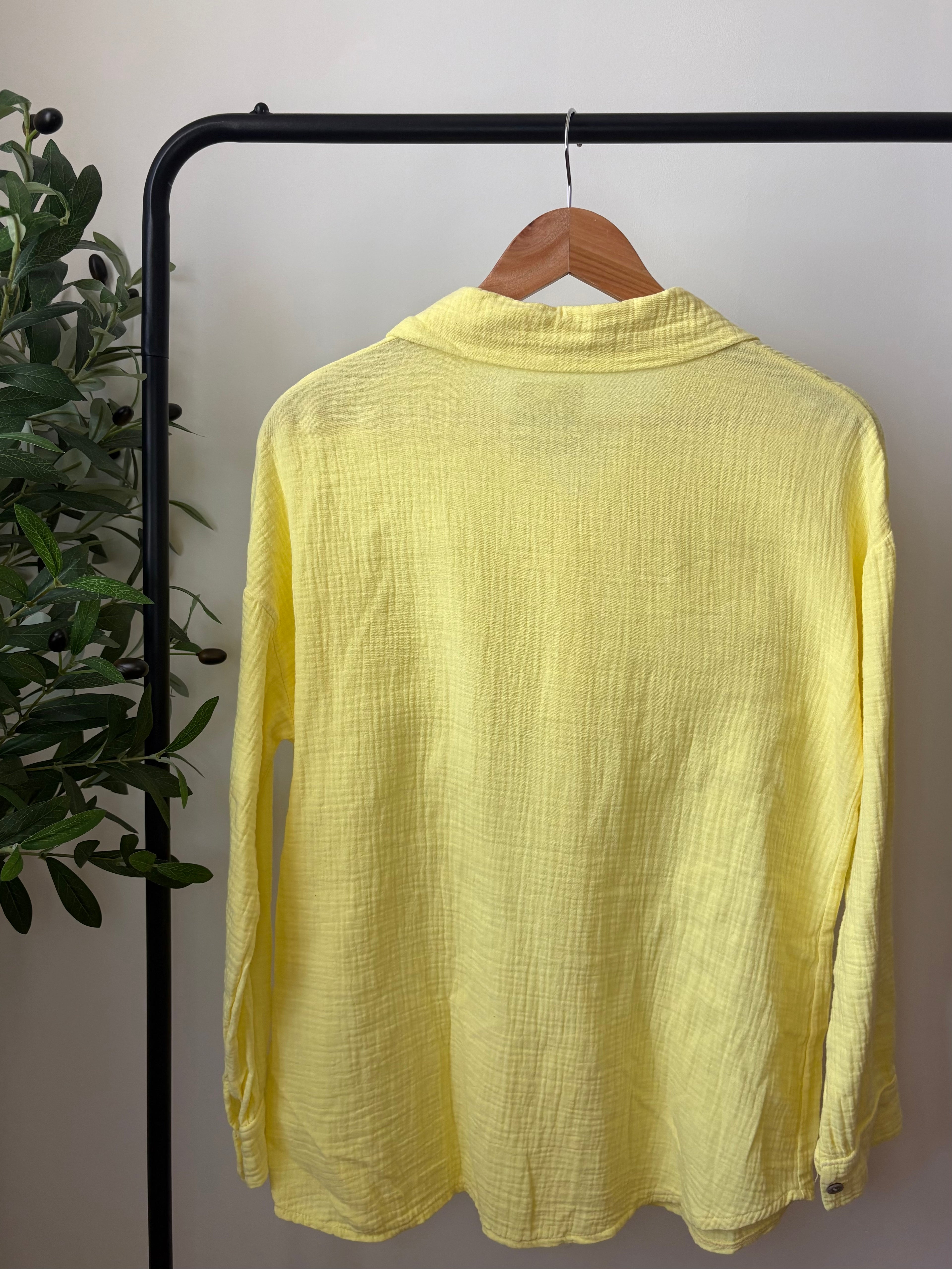 Ensemble chemise & short - Jaune
