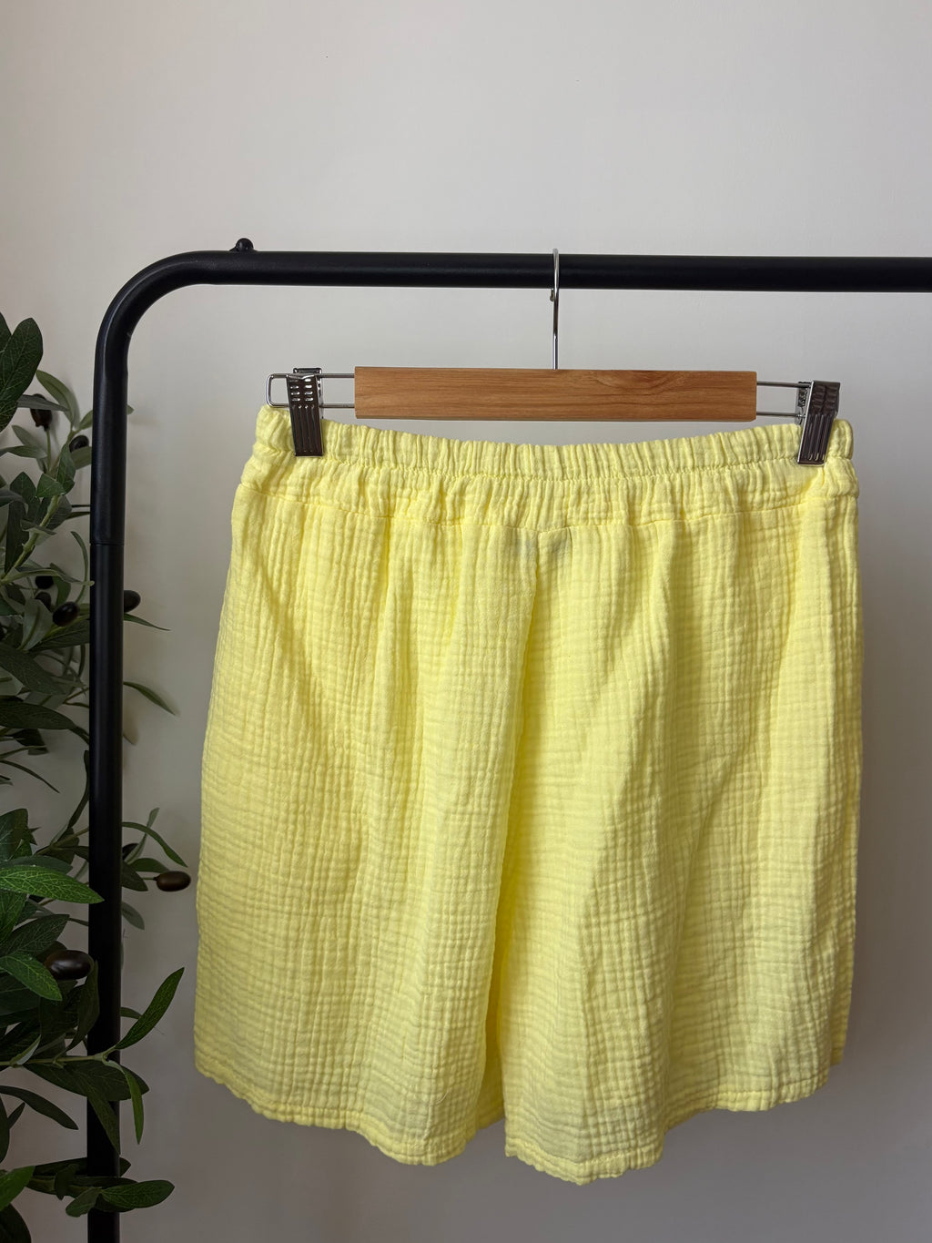 Ensemble chemise & short - Jaune