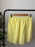 Ensemble chemise & short - Jaune