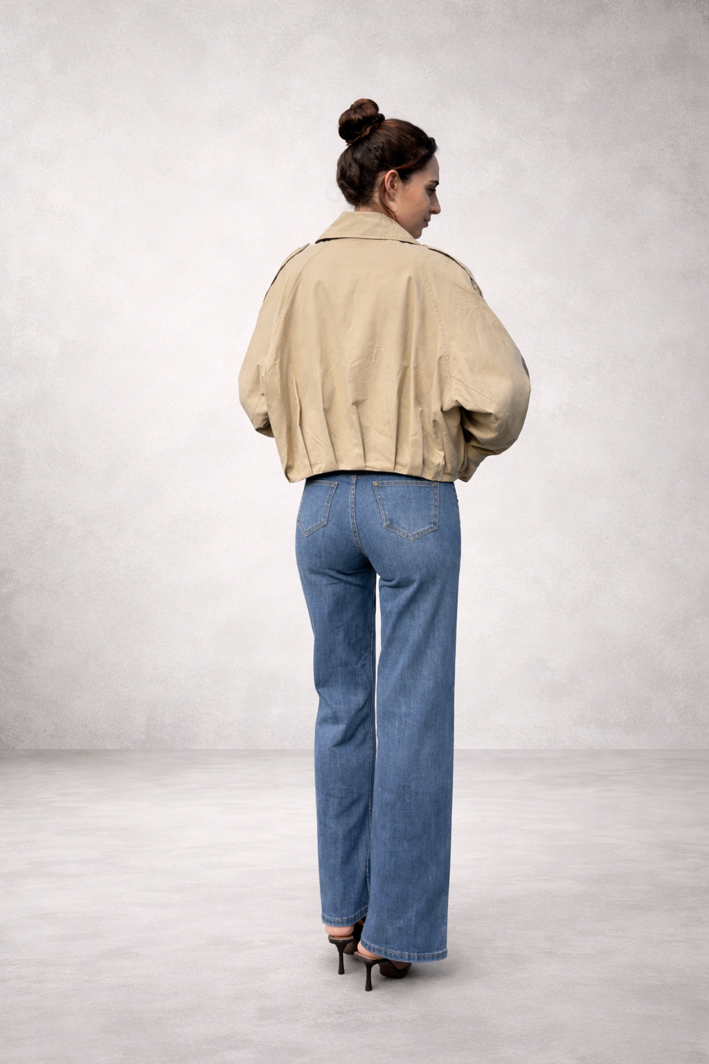 Trench court oversize - Beige