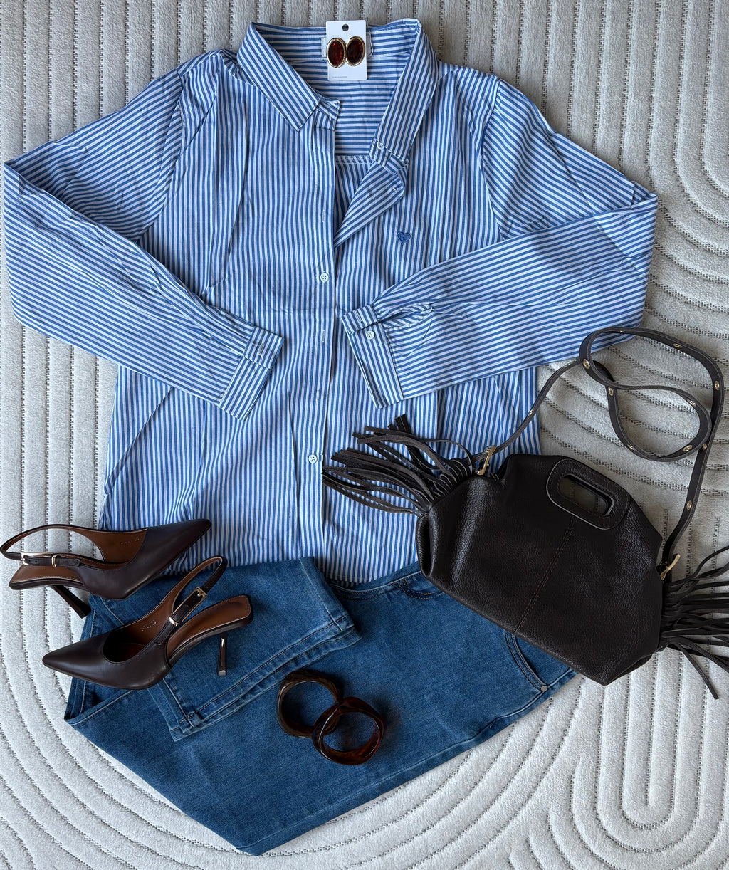 Chemise à rayures